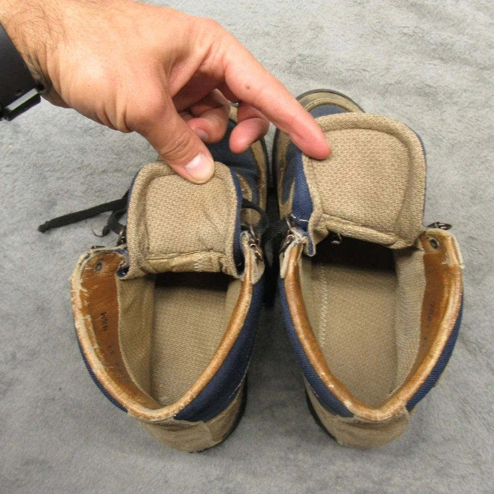 Vasque Mens? Boots 8.5 M Blue Gore-Tex Blue Lace Up Outdoor Hiking Boots VTG 80s